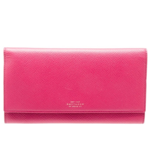 Smythson Handbags - Smythson of Bond Street Panama Leather Marshall Travel Wallet